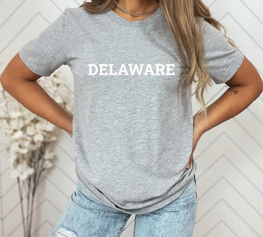 Delaware T-shirt, Delaware Apparel, Men's t-shirt, Women's t-shirt, Gift, Home, Vacation, Patriotic, Unisex T-shirt, Delaware
