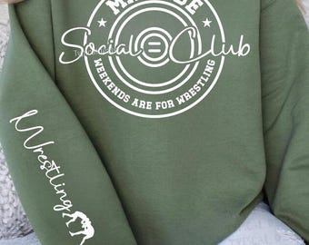Matside Social Club Wrestling SVG PNG: Wrestling Mom Svg, Wrestling shirt svgs (Digital Download)
