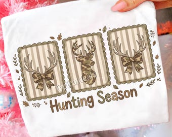Preppy Hunting Season PNG: Camo Deer Preppy Fall Bow Design ORIGINAL (Digital Download)