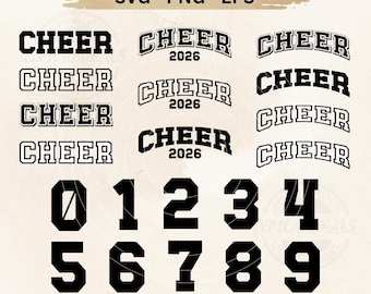 Cheer Varsity SVG PNG, Cheerleader SVG, Spieltag SVG, Cheer Leiter SVG, Fußballspiel Tag geschnitten Dateien für Cricut & Silhouette