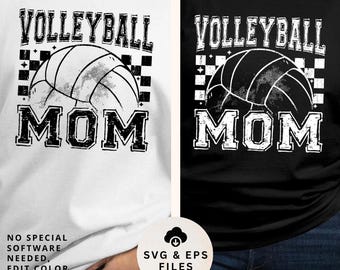 Volley-ball maman SVG, SVG de maman de volley-ball, cadeaux de maman de volley-ball, Svg de chemise de maman de volley-ball, conception de maman de volley-ball, coupe des fichiers Cricut, Svg, PNG