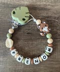 Personalized Forest Theme Fox Pacifier Clip - Gift Idea - Birthday - Birth - Box Set product logo