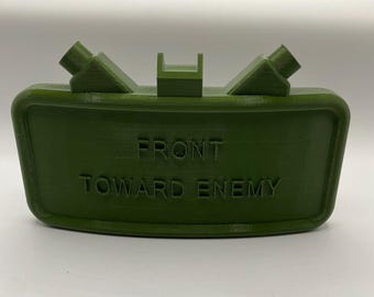 Tapa para enganche de remolque estilo mina Claymore, conector receptor de 50 mm / 2 pulgadas / coches estadounidenses y cultura pop / PETG impreso en 3D