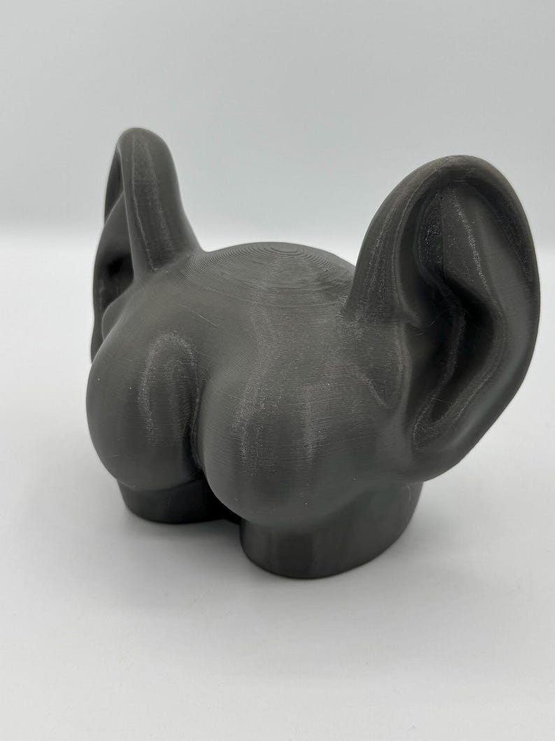 Funny butt face trailer hitch cover 50mm | 2 inch receiver plug | fun & humor | 3d printed petg