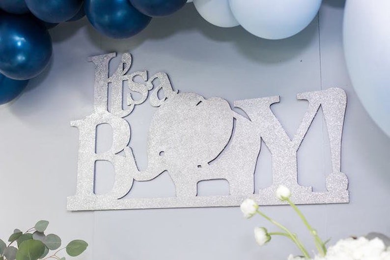 35 Wide It S A Boy Elephant Baby Shower Backdrop Etsy 35 Wide It S A Boy Elephant Baby Shower Backdrop Etsy
