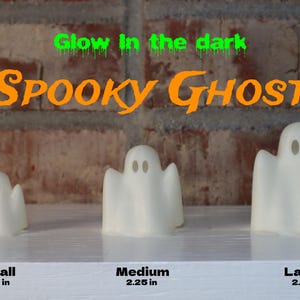 Glow in the Dark 3D Printed Ghost | Eco-Friendly Halloween Decor