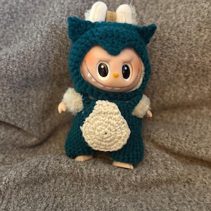 Crochet labubu costume
