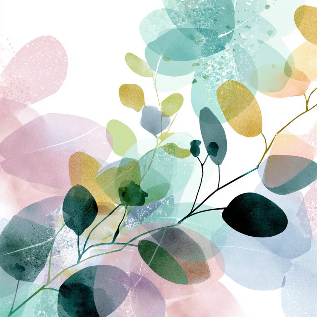 Spring Botanical Cross Stitch Pattern | Abstract Floral Embroidery ...