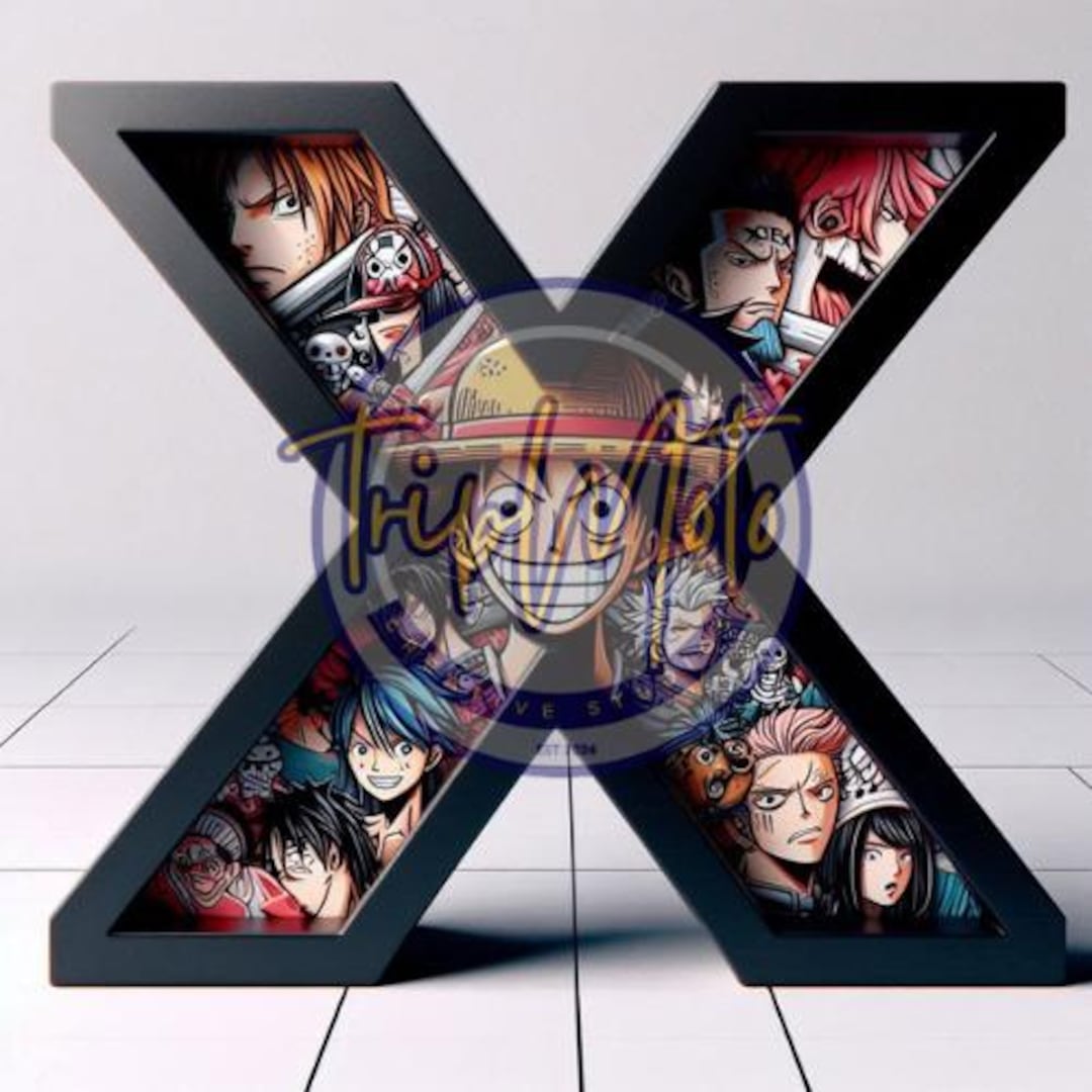 One Piece Letters X-Z - Etsy