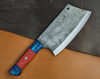 Personalized Meat Cleaver Knife - Custom Chef knife, Custom Butcher Knife, Home Chef Gift, Custom Gift for Dad, Husband,Father's Day