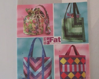Butterick - 4248 - UNCUT - bags - sewing pattern - Fat Quarters - 2004