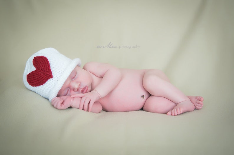 3 mnths knit newborn hat newborn knit heart beanie Knit newborn Heart hat knit blue heart hat READY TO SHIP