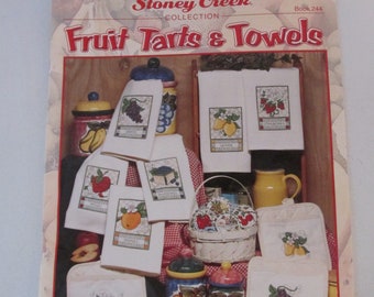 Cross Stitch - Booklet - Stoney Creek - Fruit Tarts & Towels - 1999