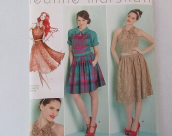 Simplicity - 1755 - sewing pattern - UNCUT - size Misses' Miss Petite - 4-12 - Dress in two lengths - 2012 - Leanne Marshall