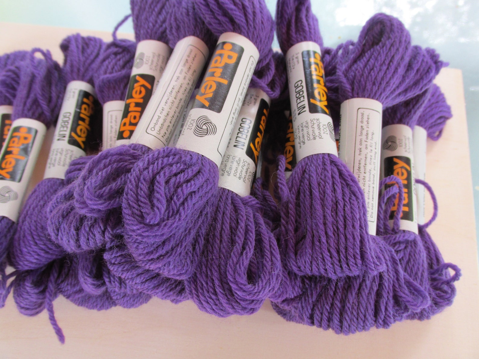 Parley Gobelin Tapestry Yarn 100 virgin wool 24 skeins Etsy