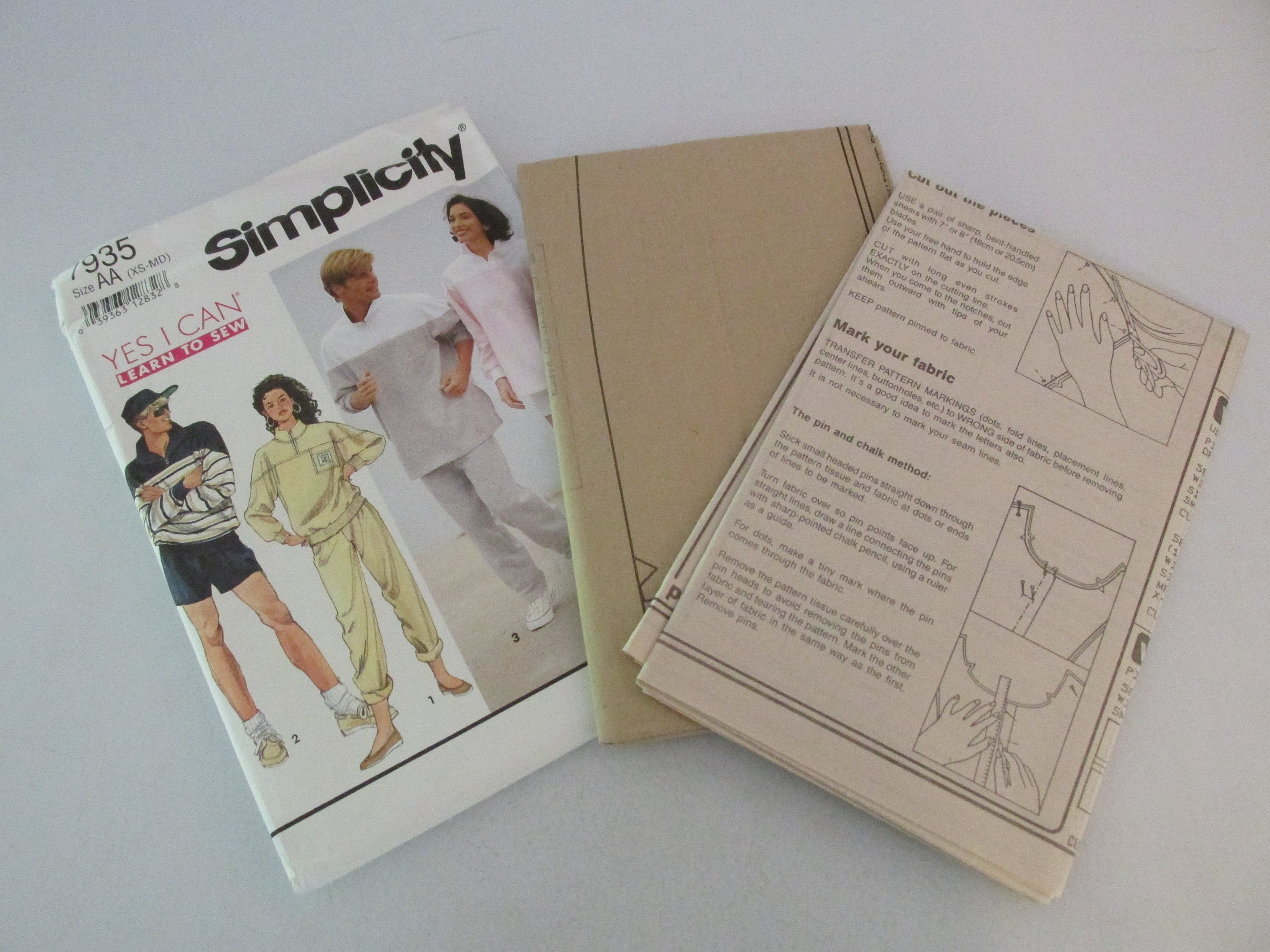 Simplicity 7935 Yes I Can sewing pattern UNCUT size | Etsy