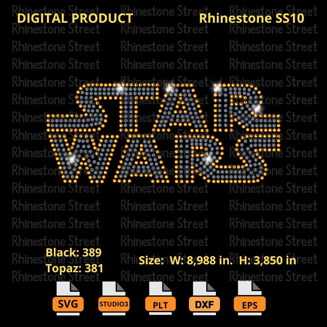 Star Rhinestone Template DIY Shirt Design Download Template Cricut SVG ...