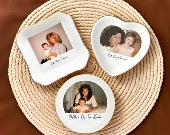 Custom Photo Trinket Tray, Photo Gifts for Mothers Day Gift, Mom Ring Dish, Jewelry Storage, Gifts for Mom Photo Gift, Photo Trinket Dish