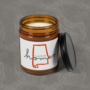 Alabama Home - Scented Soy Candle (4oz or 9oz)
