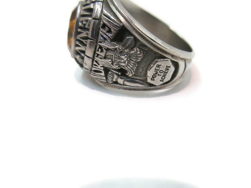 Balfour Celestrium Men's Vintage 1984 Class Ringnorthglenn High Schoolbrillant Citrine. Etsy