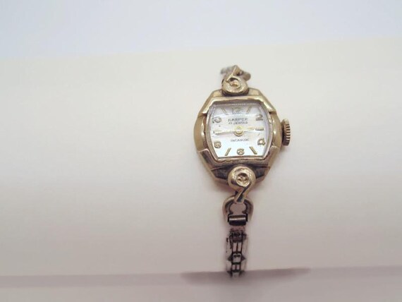 Vintage Harper Ladies Watch: Swiss 17 Jewels, 10K Bezel  display picture 1