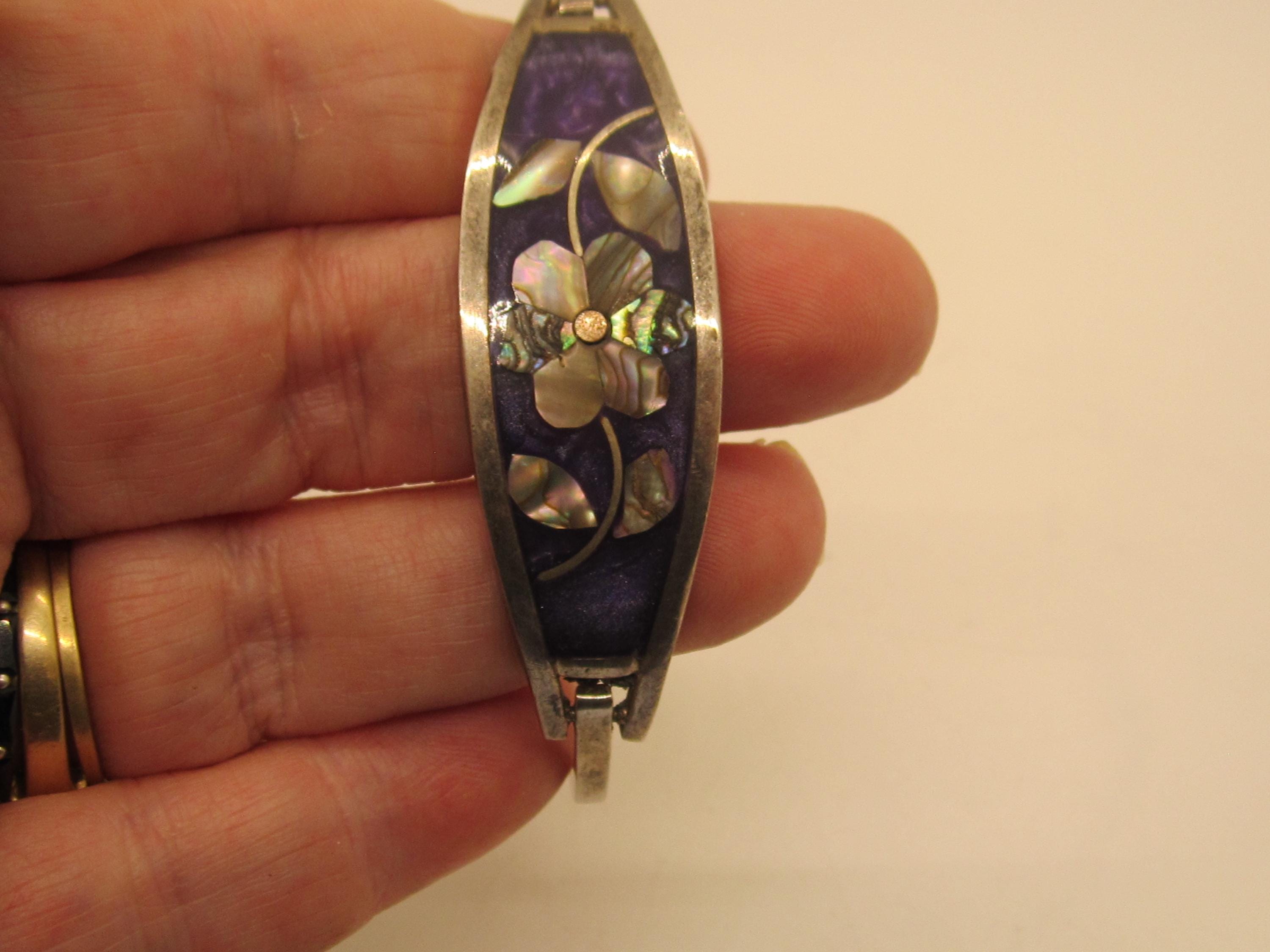 Taxco Inlay Bracelet - Etsy