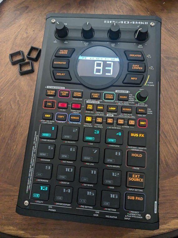 Roland SP-404 MKII Color Coded Skin With Version 4.04 Shortcuts