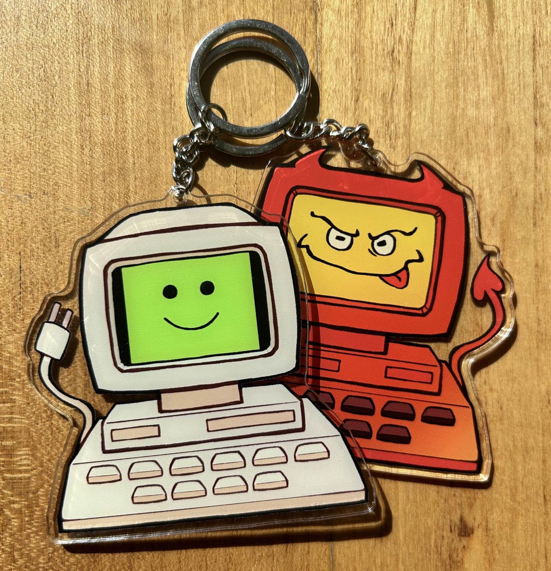 EDGAR - ELECTRIC DREAMS (1984) Acrylic Keychain - Etsy