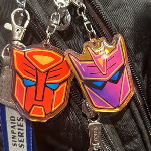 TF ONE Faction Insignia Badge Keychains Charms