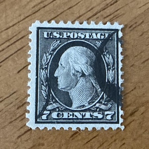 Antique stamps - US Stamps - 1917 SC#507 - Washington Single Stamp USED - Used for posting in notebooks and collecting commemorations, etc.