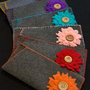Handmade Felt Eyeglass Case