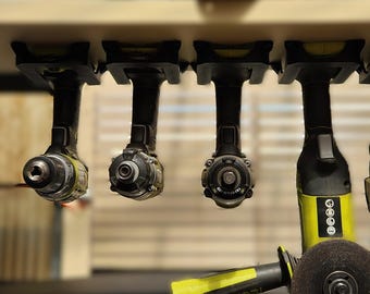 Ryobi Tool Mount for Organised Garage Storage - Four Pack - Ideal Gift for the Mechanic