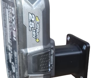 Ryobi 18V Battery Mounts: 4-Pack PETG Wall Organizers, Made in Australia