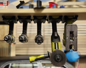 Ryobi Tool Mount for Organised Garage Storage - Twin Pack - Ideal Gift for the Wood worker