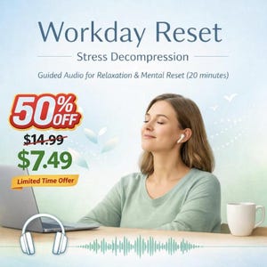Workday Reset | 20-Minute Guided Audio for Stress Relief & Calm