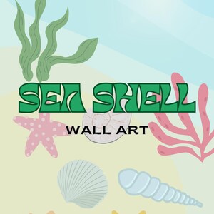 Sea Shell Wall Art Print Digital Download