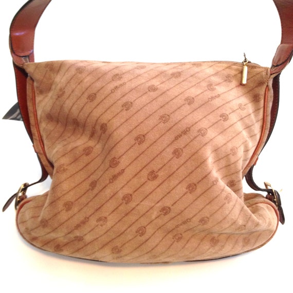 Vintage purse Tan purse Brown purse Italian leathe