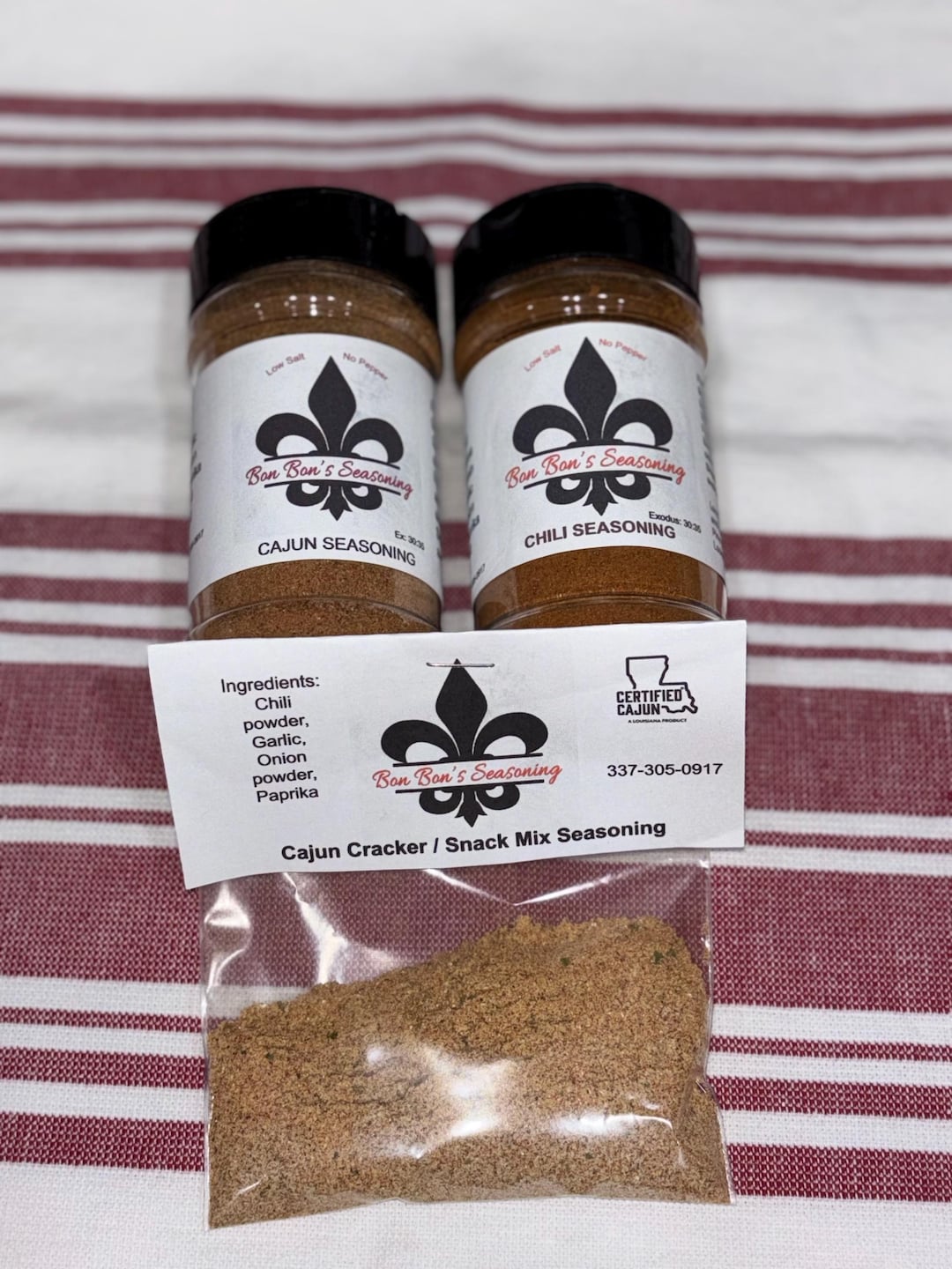 Bon Bon’s Cajun Seasoning. Low Salt / No Pepper but Full of Flavor ! - Etsy