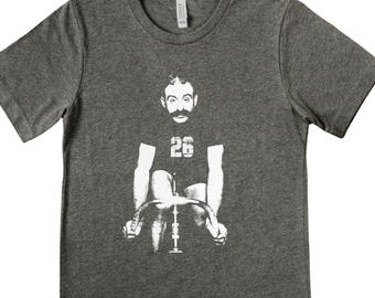 Handlebars Graphic Tee: Vintage Bike Design -Bella Canvas Unisex T-Shirt cycling bicycle gift