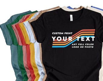 Custom Unisex Bella Canvas T-Shirt: Full Color Print, Personalized Design