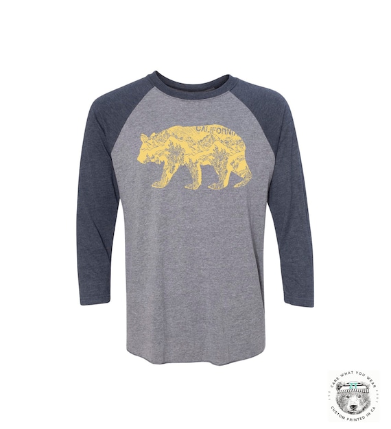 For Three Quarters Of California >> Unisex California Bear Tri Blend Three Quarter Sleeve Baseball Etsy For Three Quarters Of California >> Unisex California Bear Tri Blend Three Quarter Sleeve Baseball Etsy