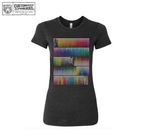 Bella T Shirts Color Chart