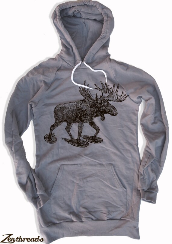 Items similar to Womens MOOSE (in Snowshoes) American Apparel
