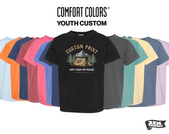 Custom Comfort Colors Youth T-Shirt: Personalized Team Design