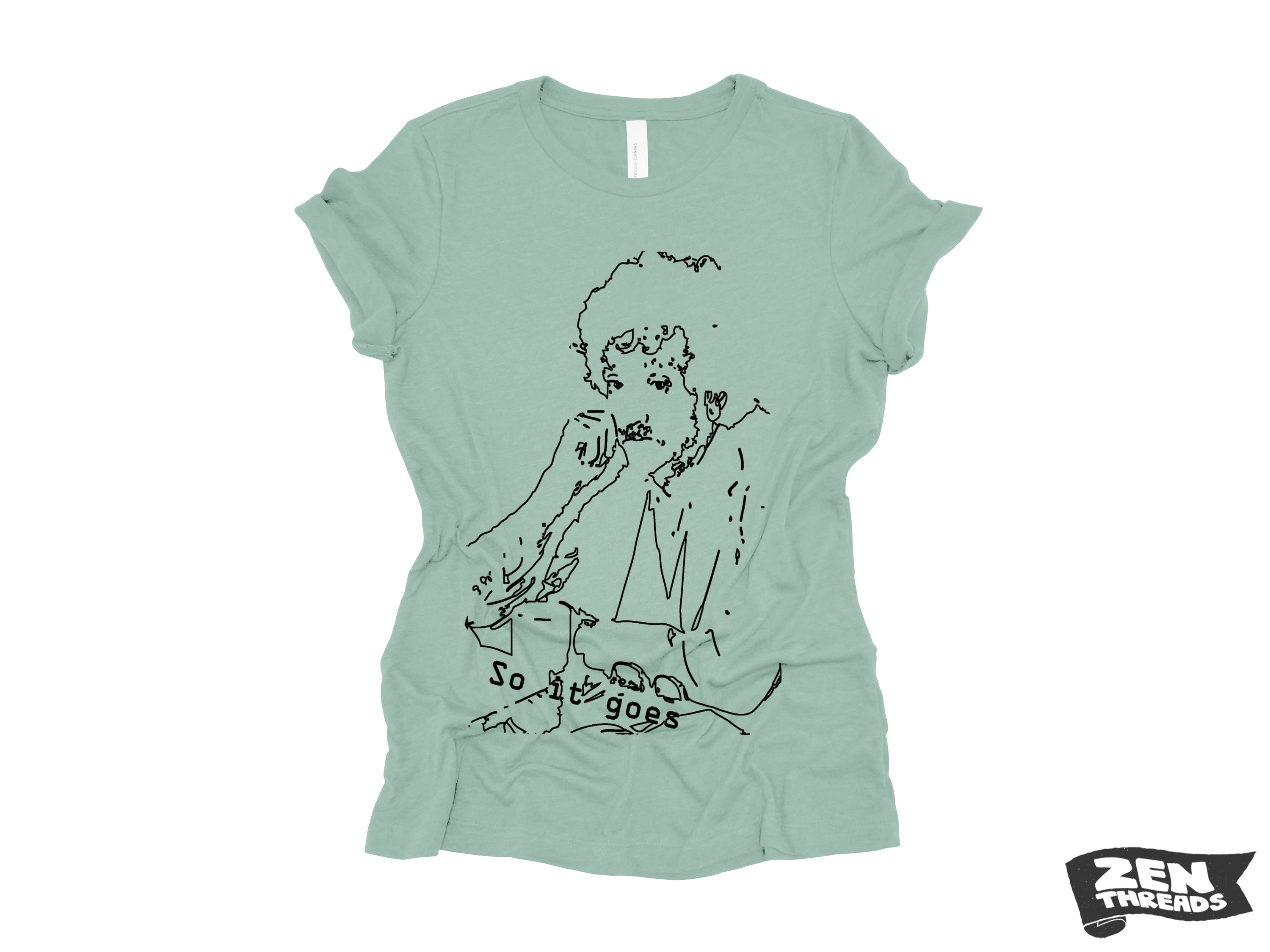 Women's T-Shirts [Out of Print]  Vonnegut / Slaughterhouse-Five Tee (White) (Womens) Litographs | Slaughterhouse-Five | Book T-Shirt