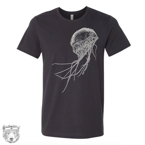 Mens JELLYFISH TShirt s m l xl xxl Color Options color Etsy