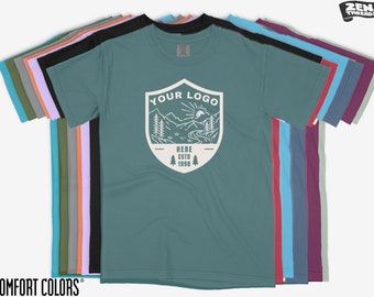 Custom Comfort Colors T-Shirt: Full Color Art, Logo, Photo Print