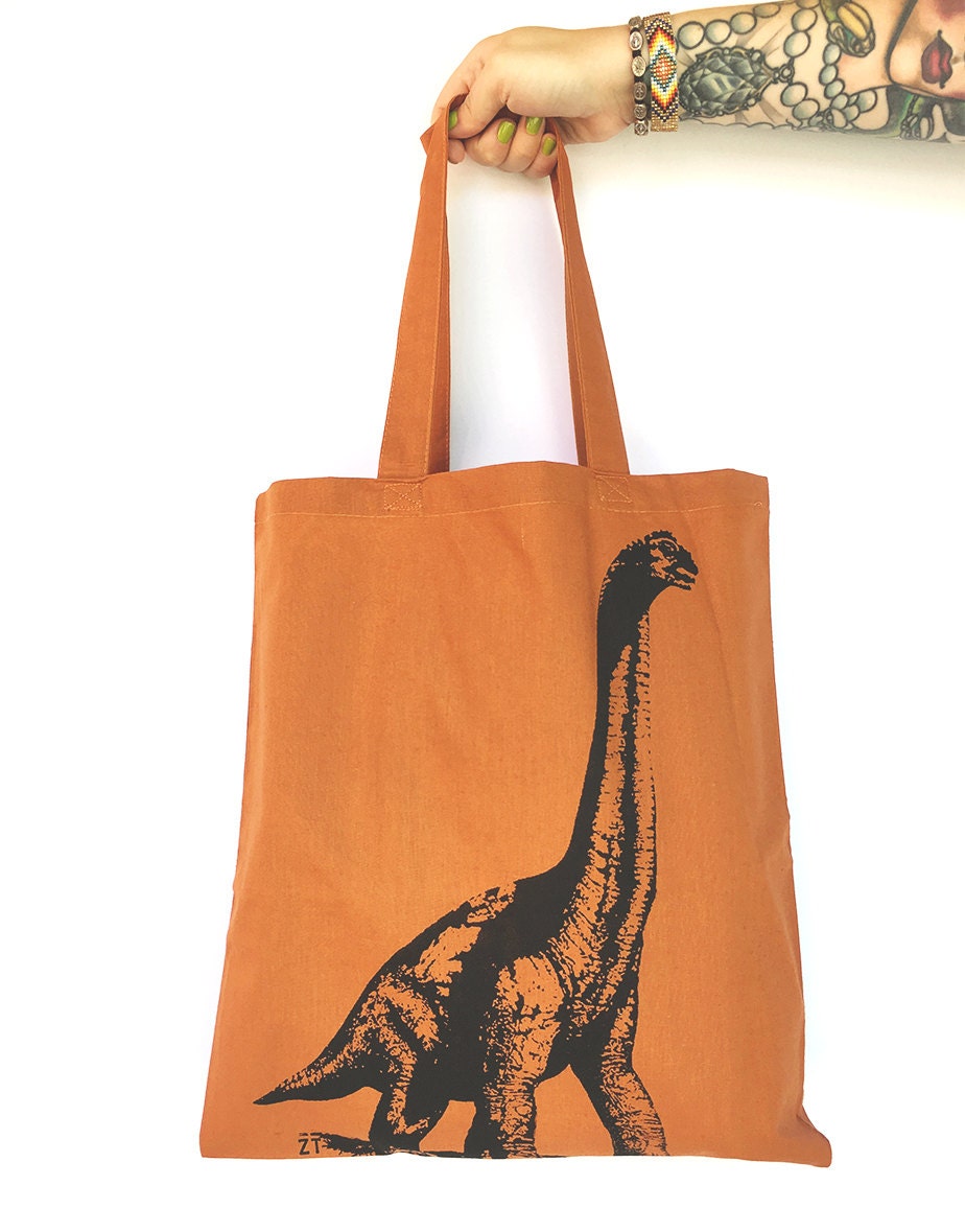 Pole Dancing Dinosaurs Tote Bag Funny Trex Dinosaur Reusable Bag