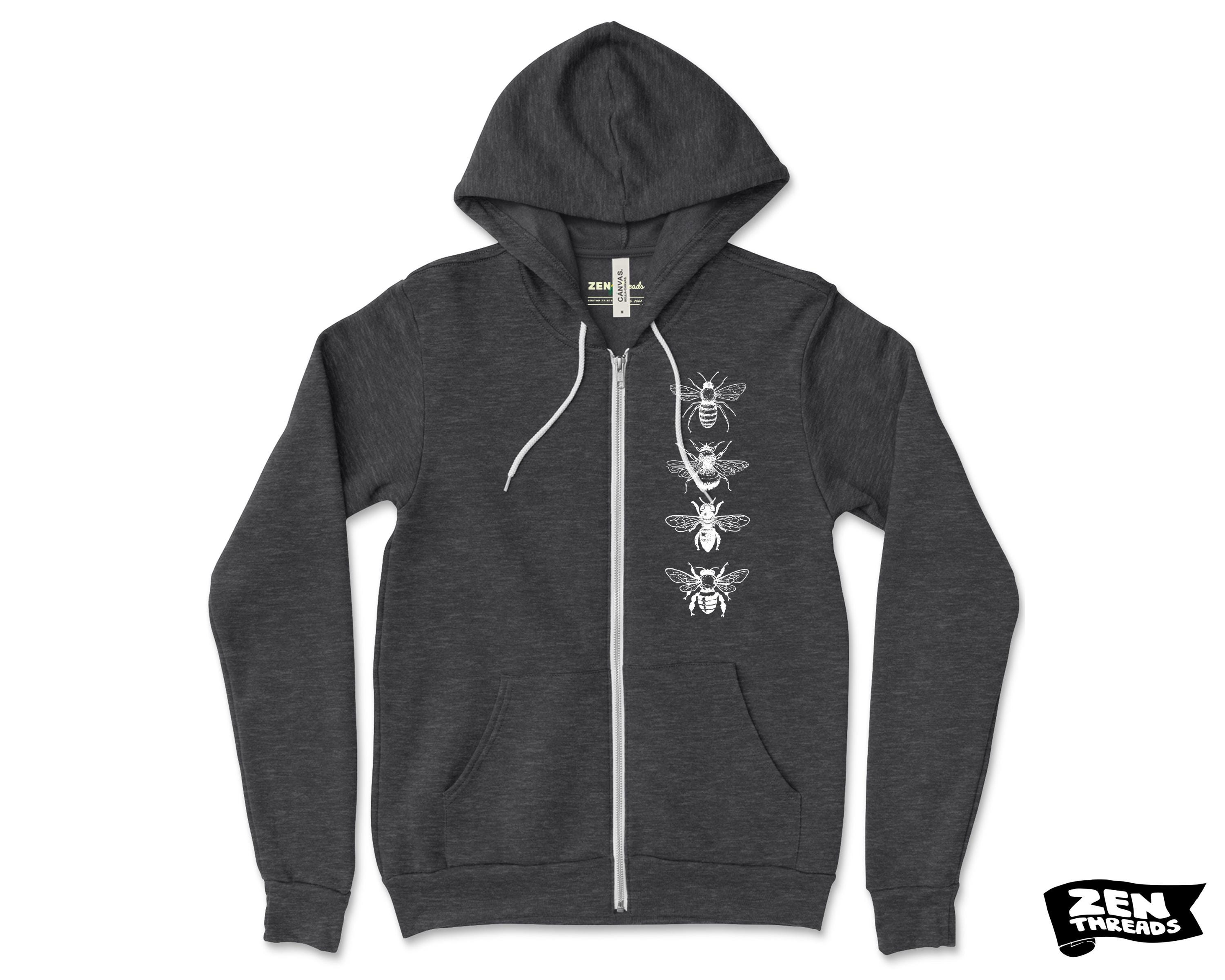 Graphic Zip Hoodie - Etsy