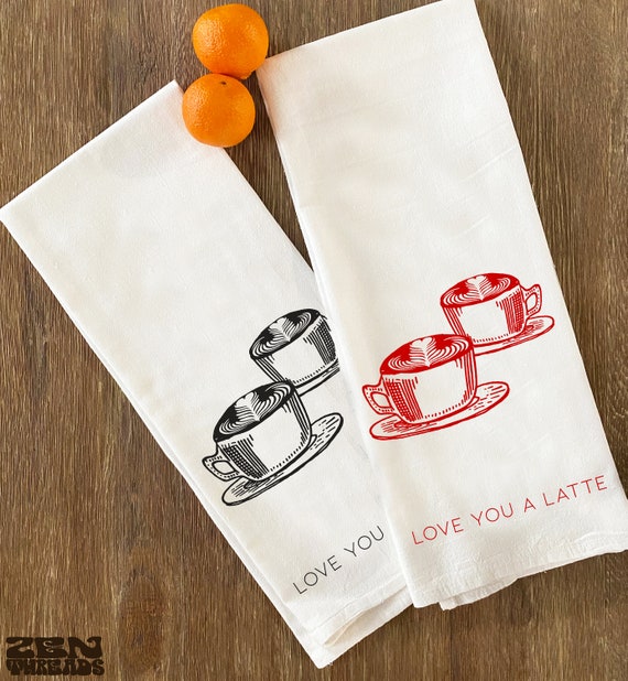 Funny Tea Towels Funny Coffee Towel Flour Sack Tea Towel 